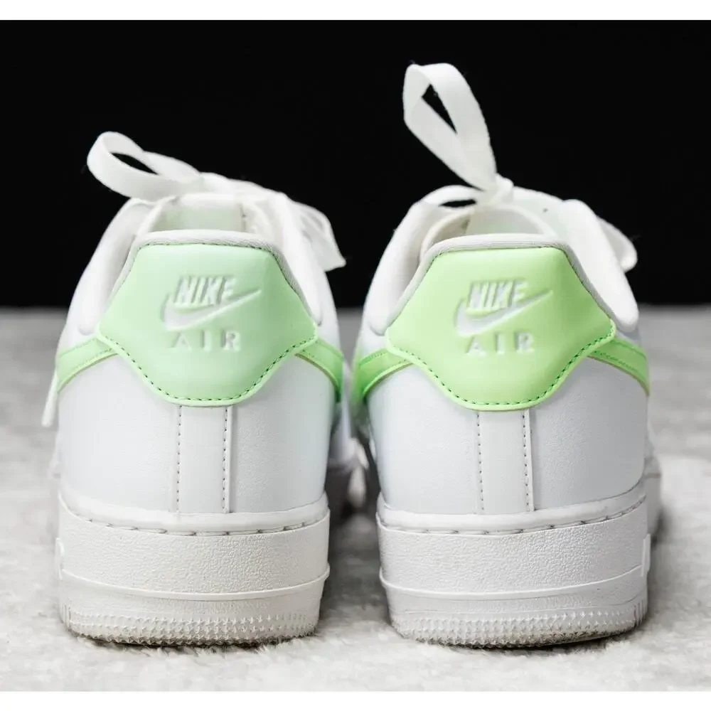 Nike Air Force 1 07 Next Nature White Lime Blast Sneakers Womens 9.5 DD8959-114